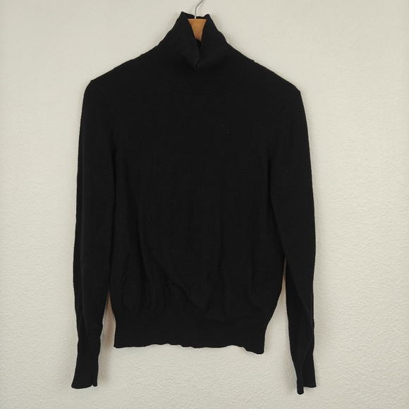 AYR Hi T Turtleneck Long Sleeve Sweater In Black Size Small Women's - Picture 2 of 10